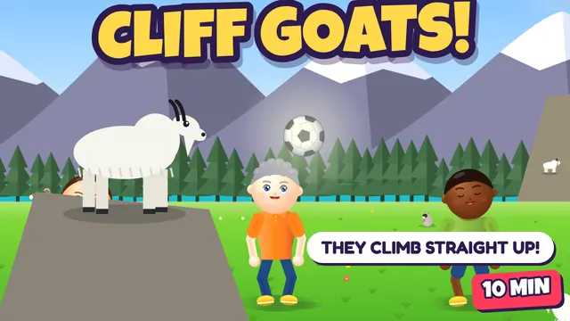 Fluffy Cliff Climbers – Glacier National Park, Montana, USA