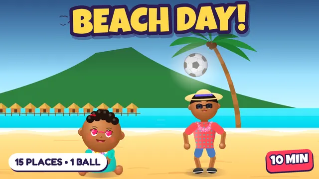 Beach Day Keepy-Ups! 15 Islands & Beaches